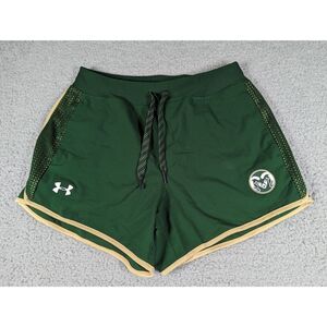 Under Armour Shorts Womens Size Small Green Loose Fit Colorado State CSU Rams